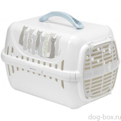 Переноска Trendy Runner с пластиковой дверцей, 49,4*32,2*30,4  см (Maasai)-0