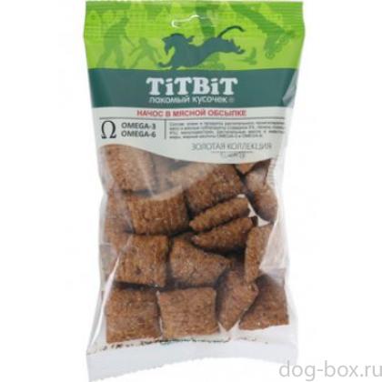 Начос в мясной обсыпке для собак Золотая коллекция-0