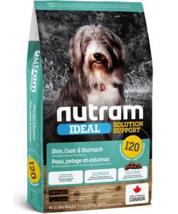 Cухой корм для собак с чувствительным пищеварением, для кожи и шерсти I20 Nutram Ideal Sensitive Dog - Skin, Coat Stomach