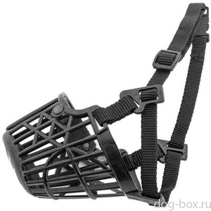 Намордник пластиковый №2 черный 17см (Бордер-колли)-0