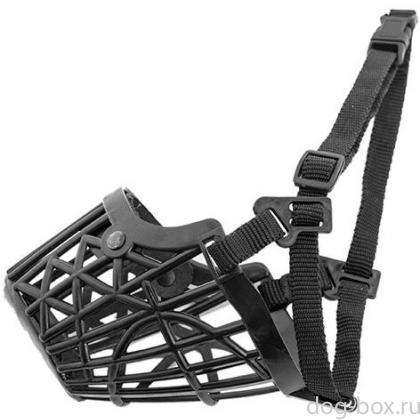 Намордник пластиковый №3 черный 20см (Лабрадор)-0