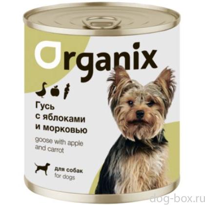 Консервы для собак Фрикасе из гуся с яблоками и морковкой-0