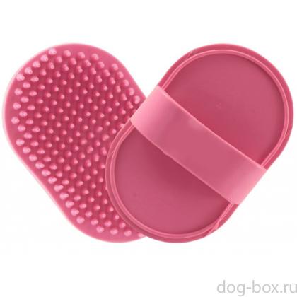 Щетка резиновая маленькая овальная, 8*12,5 см-0