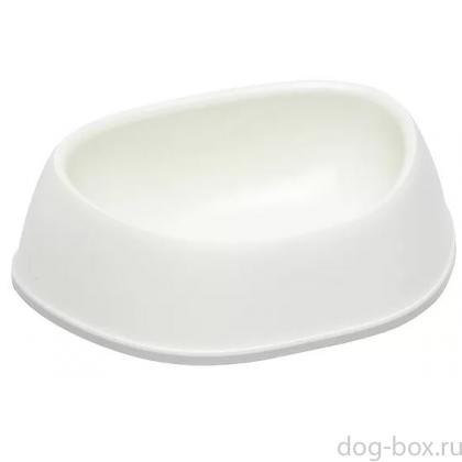 Миска пластиковая Sensibowls 700 мл, белая-0