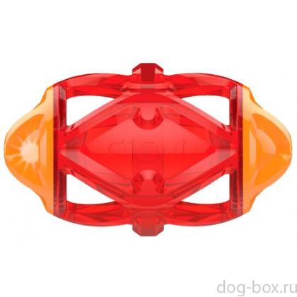 Игрушки для собак Регби мяч-светящийся, 15см, TPR резина (75479)-0