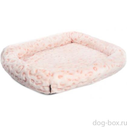 Лежанка прямоугольная "Барс", розовая, 46*38*10см-0
