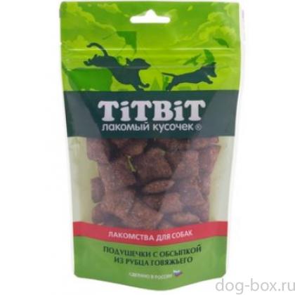 Золотая коллекция Подушечки с обсыпкой из рубца говяжьего для собак-0