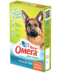 Омега Neo +  Мультивитаминное лакомство для собак "Крепкое здоровье" с морскими водрослями, 90 таб.