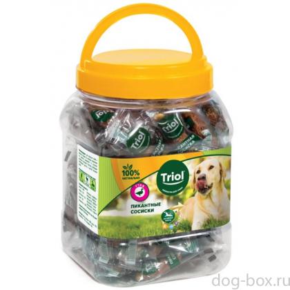 Пикантные сосиски из утки для собак, банка-0