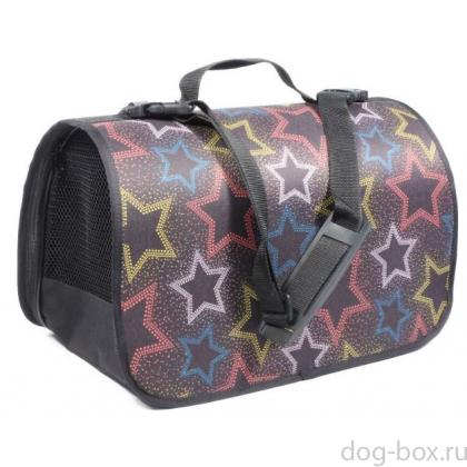 Сумка-переноска для животных "Фунтик" звезды S, 24*43*24 см-0