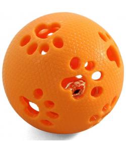 Мяч-лапки с колокольчиком 8 см, резина (TPR-17)