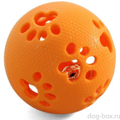 Мяч-лапки с колокольчиком 8 см, резина (TPR-17)-0