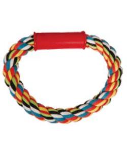 Верёвка цветная "Круг" с ручкой 25 см (0119XJ)