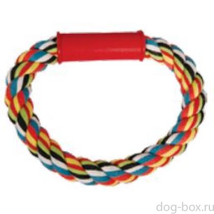 Верёвка цветная "Круг" с ручкой 25 см (0119XJ)-0