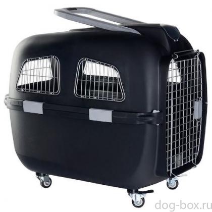 Переноска пластиковая для животных на колесах с ручкой, 78*53*72 см (O93)-0