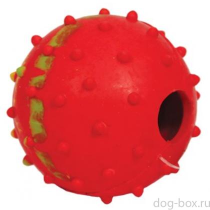"Мяч с колокольчиком" для собак, резина, 5см-0