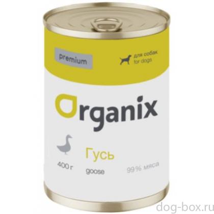 Премиум консервы для собак с гусем 99%-0
