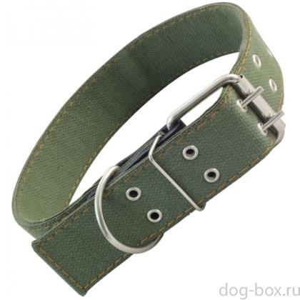 Ошейник брезентовый двойной, 4,5*74 см-0