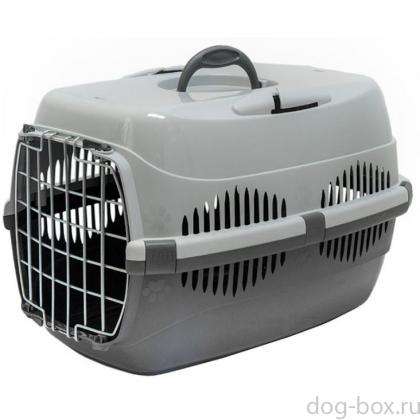 Переноска для животных "Спутник-2", 33*49*32см, серая-0