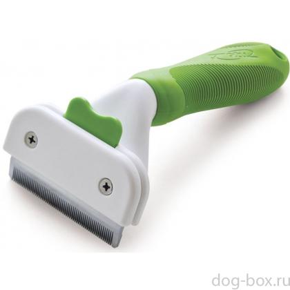 Расческа-триммер для животных "Премиум" L, 10,8*15 см-0