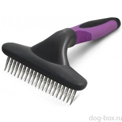 Расческа-грабли "Стандарт", 11,5*16,5 см-0