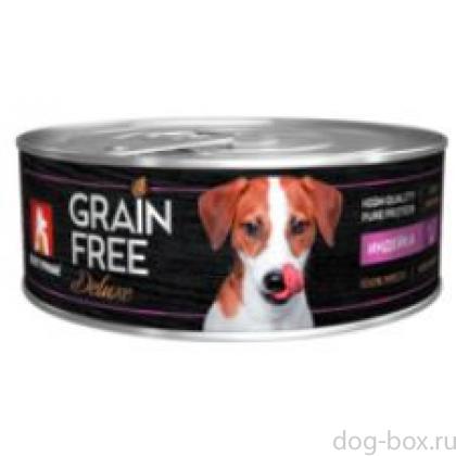 Консервы для собак "GRAIN FREE" со вкусом индейки-0