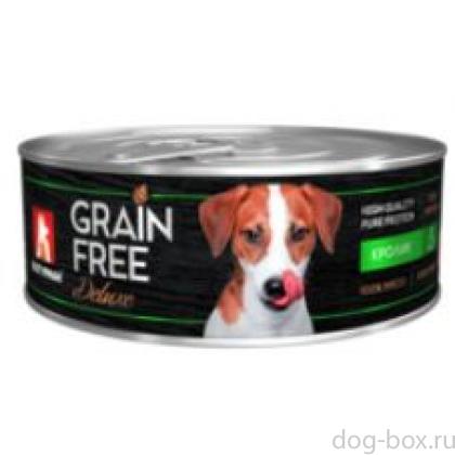Консервы для собак "GRAIN FREE" со вкусом кролика-0