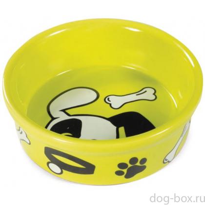 Миска керамическая "Барбос", 0,25л-0