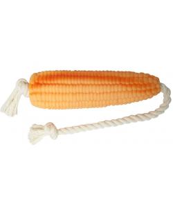 Игрушка для собак "Кукуруза на верёвке", 14,5 см
