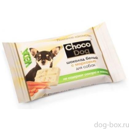 Choco Dog Шоколад белый с морковью для собак-0