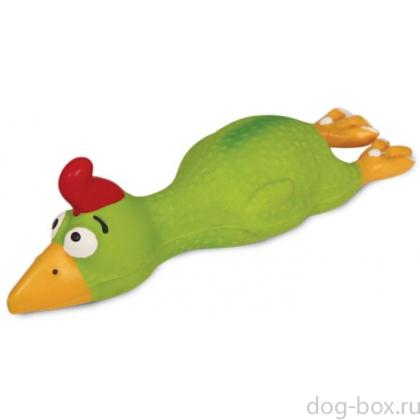 Игрушка "Утка  с хохолком,", из латекса, 17 см (LT114)-0