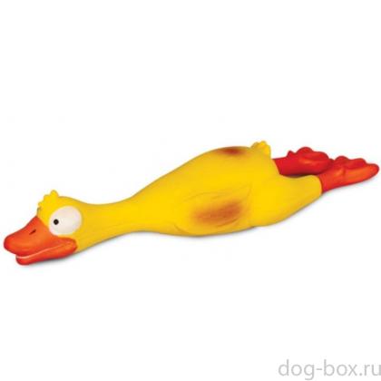 Игрушка "Утка с оранж.лапками", из латекса, 23 см (LT170)-0