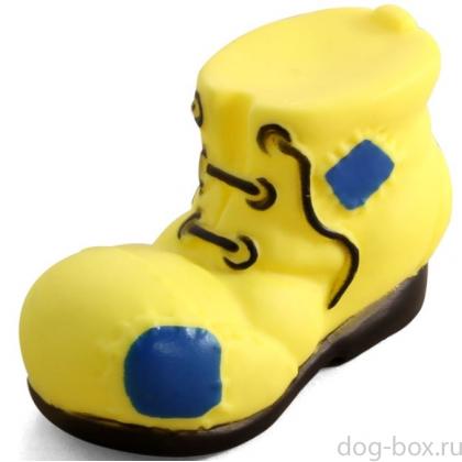 Игрушка для собак "Башмак", 10 см, винил (73059) -0