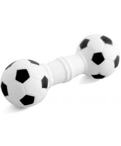 Игрушка для собак "Гантель футбольная" 17 см, винил (73048) 