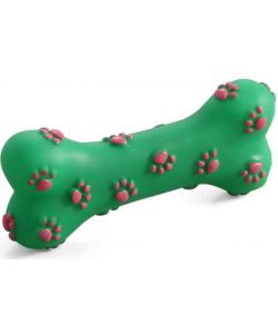 Игрушка для собак "Кость с лапками", 15 см, винил (73050) 