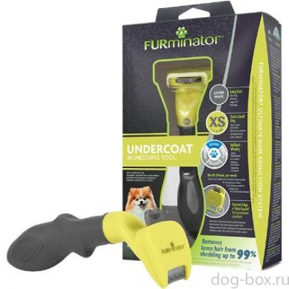 Фурминатор XS для карликовых собак с длинной шерстью-0