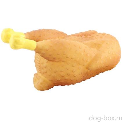 Игрушка для собак "Курица гриль" 13 см, винил-0