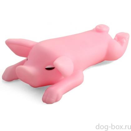 Игрушка для собак "Поросенок" 12,5 см, винил (73058) -0