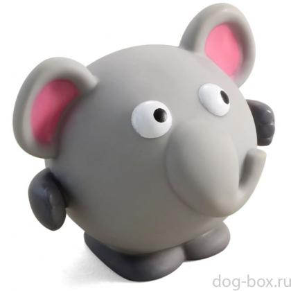 Игрушка для собак "Слон" 8,5 см, винил (73052) -0