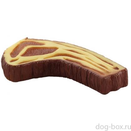 Игрушка для собак "Стейк" 23 см, винил (73009) -0