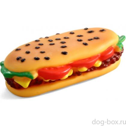 Игрушка для собак "Сэндвич", 13 см, винил (73062) -0