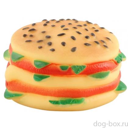 Игрушка для собак "Чизбургер" 9*5 см, винил (73005) -0