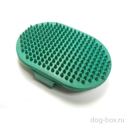 Щетка массажная, резина (0205)-0