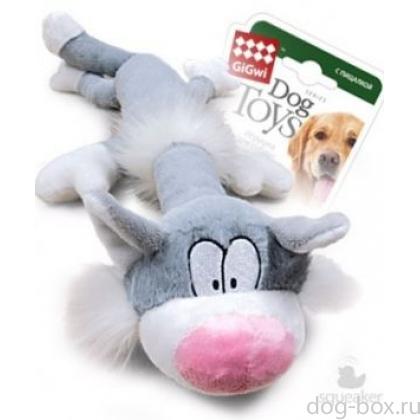 Игрушка для собак Кот с пищалкой, 63 см  (75227)-0