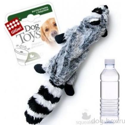 Шкурка енота с бутылкой и пищалкой, 52 см (75270)-0