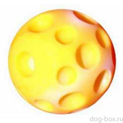 Игрушка для собак "Мяч-луна малая" винил, 7,5 см-0