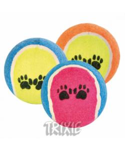 Для собаки: 1 теннисный мячик с лапками, ф 6,4 см  - 3475