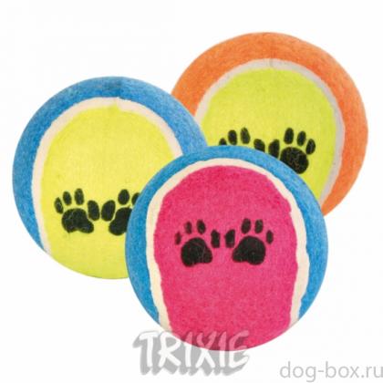 Для собаки: 1 теннисный мячик с лапками, ф 6,4 см  - 3475-0