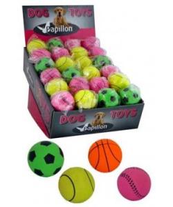 Игрушка для собак "Неоновый мяч", латекс, 6см (Neon sponge balls) 