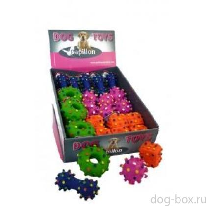 Игрушка для собак "Форменное веселье", 8см, латекс (Hedgehog toys) -0